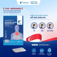 Miếng dán hồng ngoại hỗ trợ giảm ho người lớn KPLASS (1 gói 6 miếng dán)